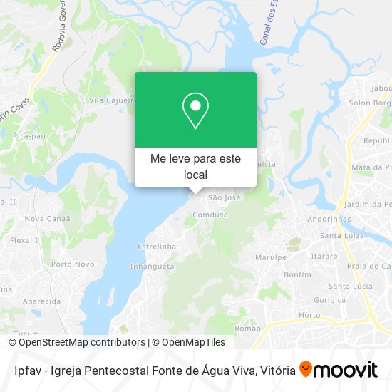 Ipfav - Igreja Pentecostal Fonte de Água Viva mapa