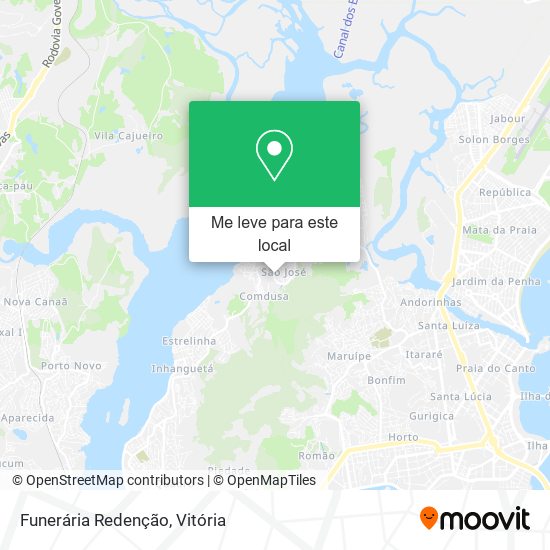 Funerária Redenção mapa