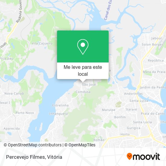 Percevejo Filmes mapa