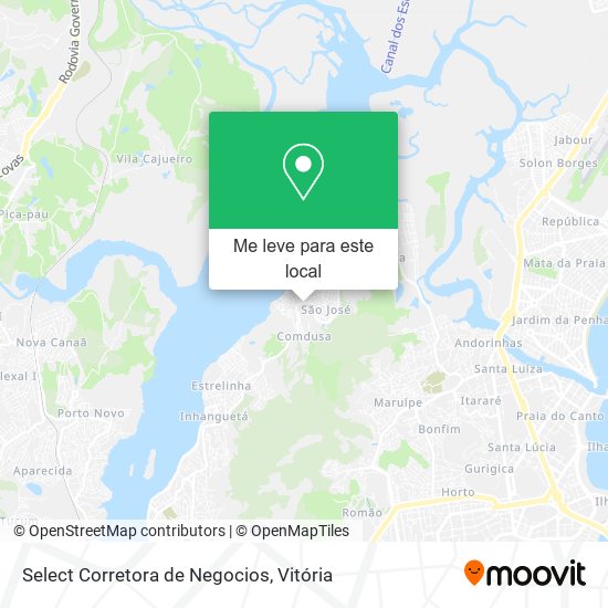 Select Corretora de Negocios mapa