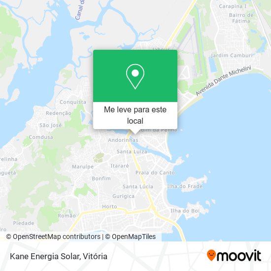 Kane Energia Solar mapa