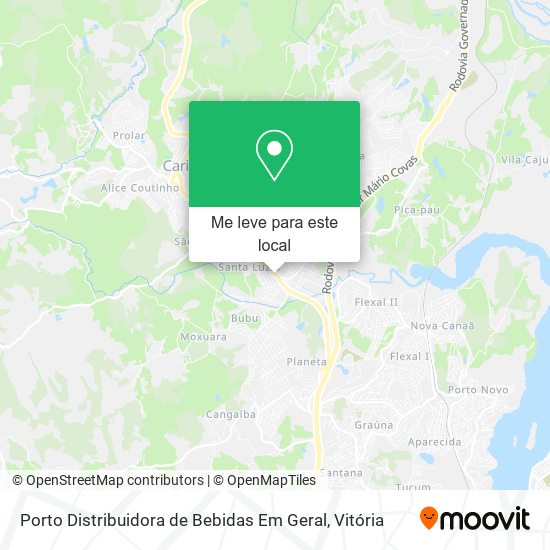 Porto Distribuidora de Bebidas Em Geral mapa
