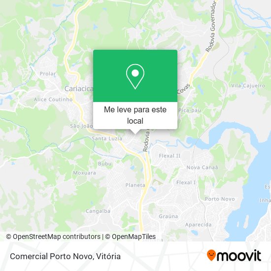 Comercial Porto Novo mapa