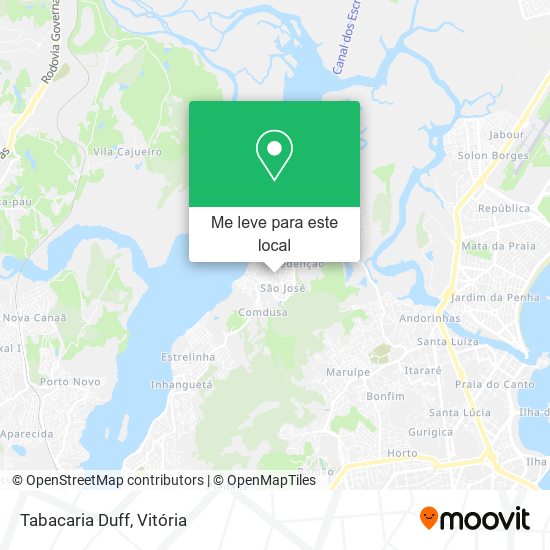 Tabacaria Duff mapa