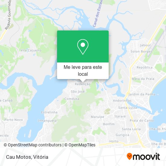 Cau Motos mapa