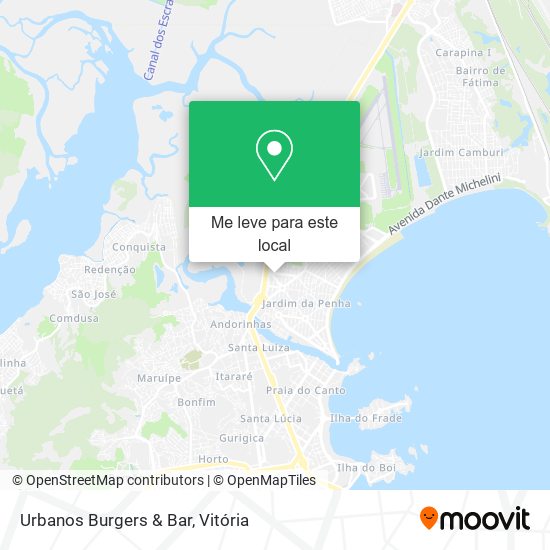 Urbanos Burgers & Bar mapa