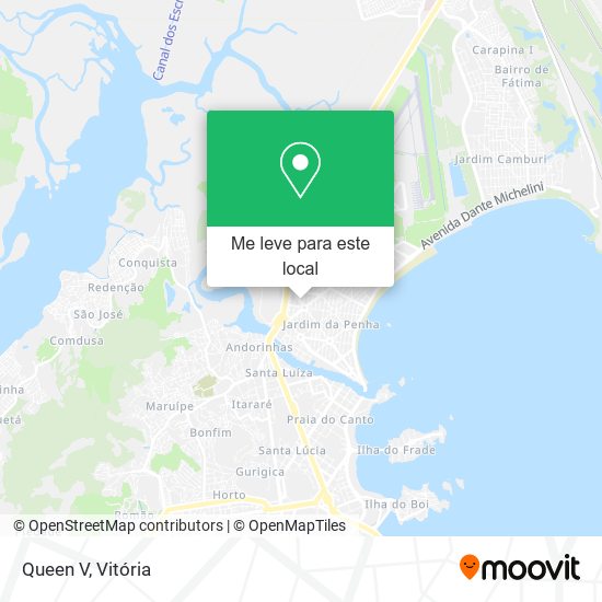 Queen V mapa