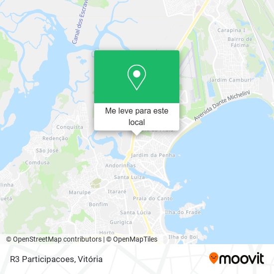 R3 Participacoes mapa