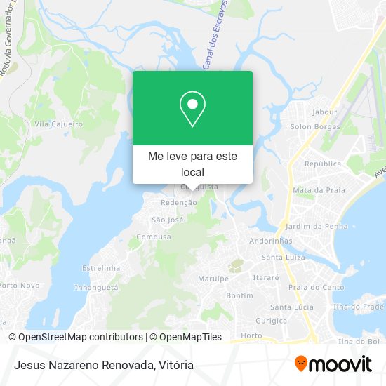 Jesus Nazareno Renovada mapa