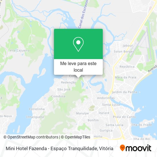 Mini Hotel Fazenda - Espaço Tranquilidade mapa