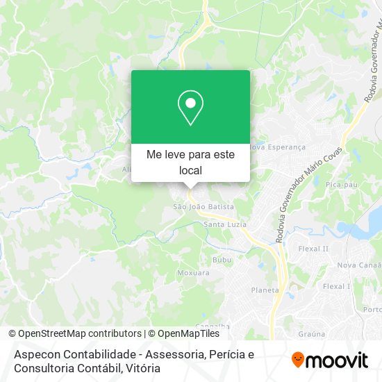 Aspecon Contabilidade - Assessoria, Perícia e Consultoria Contábil mapa