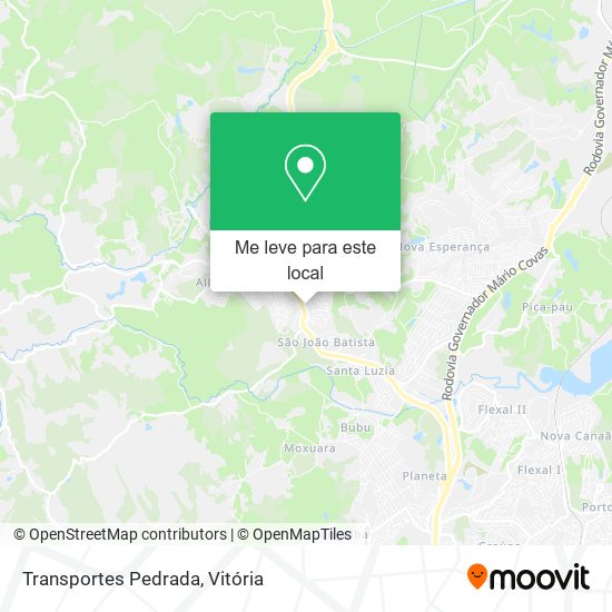 Transportes Pedrada mapa