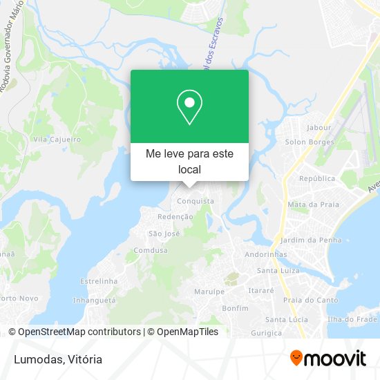 Lumodas mapa