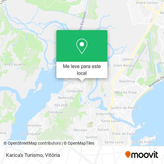 Karica's Turismo mapa