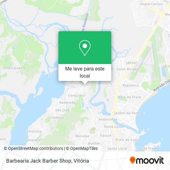 Barbearia Jack Barber Shop mapa