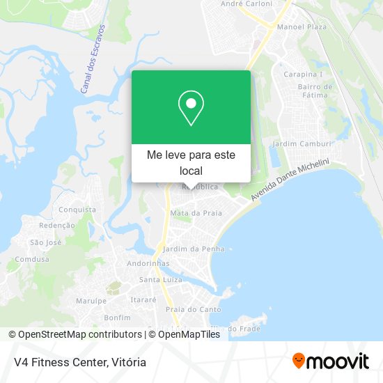 V4 Fitness Center mapa