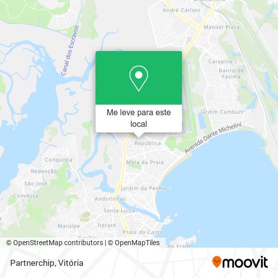 Partnerchip mapa