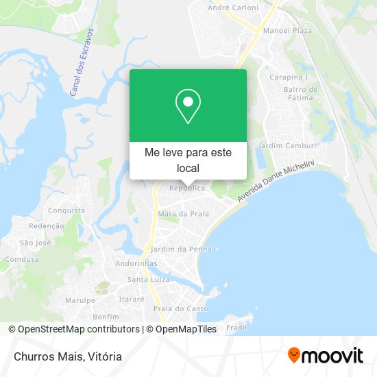 Churros Mais mapa