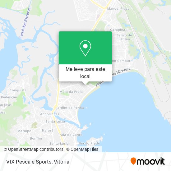 VIX Pesca e Sports mapa
