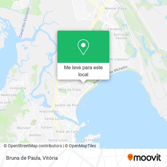 Bruna de Paula mapa