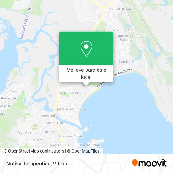 Nativa Terapeutica mapa