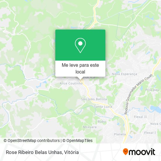 Rose Ribeiro Belas Unhas mapa