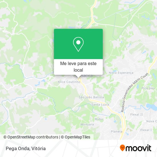 Pega Onda mapa