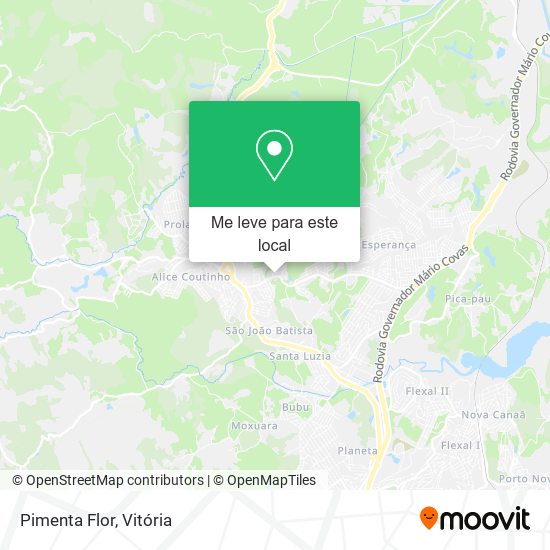 Pimenta Flor mapa