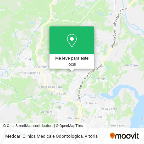 Medcari Clinica Medica e Odontologica mapa