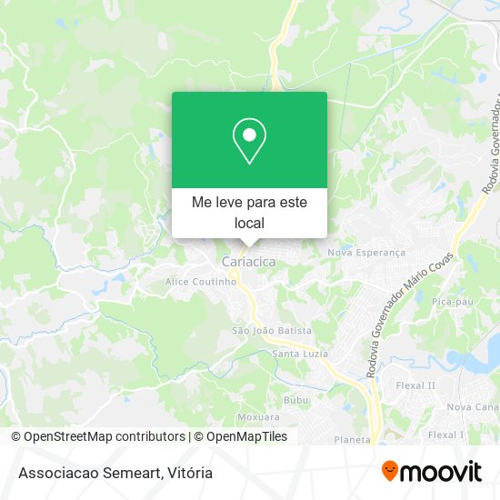 Associacao Semeart mapa