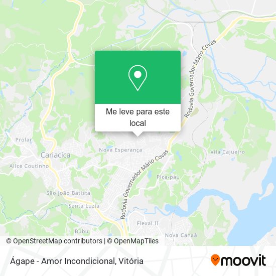 Ágape - Amor Incondicional mapa