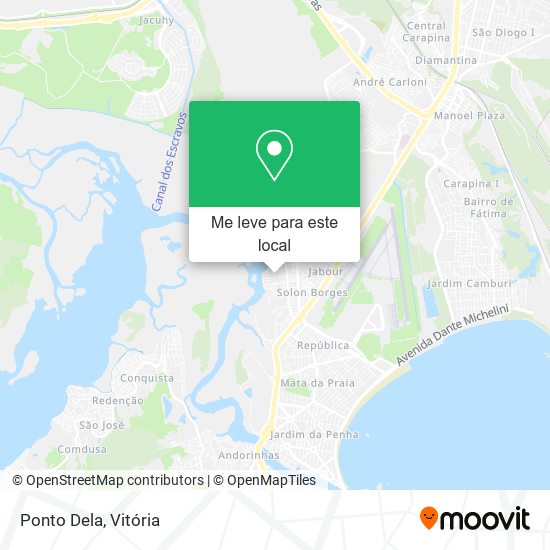Ponto Dela mapa