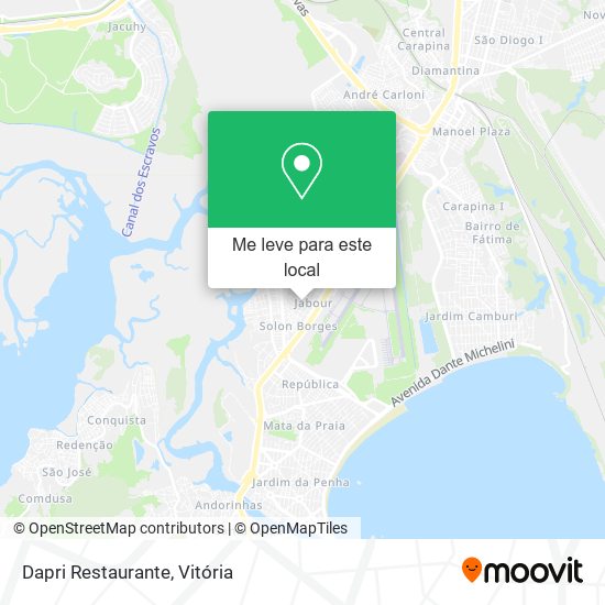 Dapri Restaurante mapa