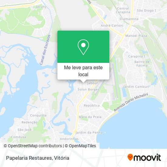 Papelaria Restaures mapa
