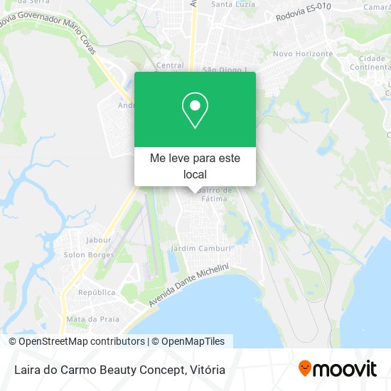 Laira do Carmo Beauty Concept mapa