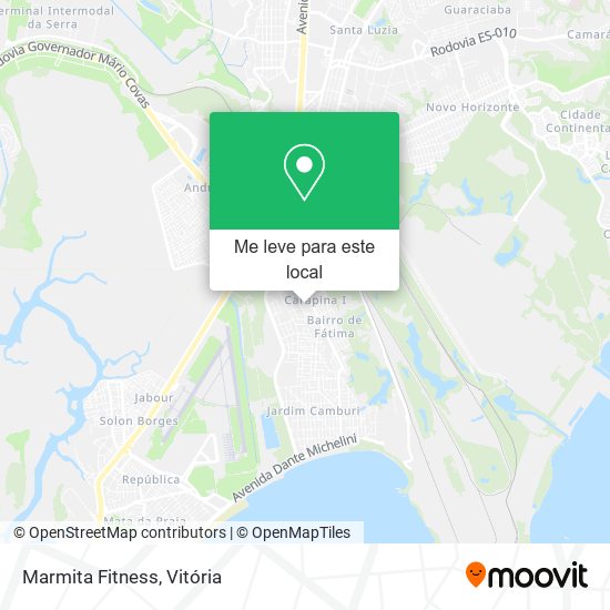 Marmita Fitness mapa