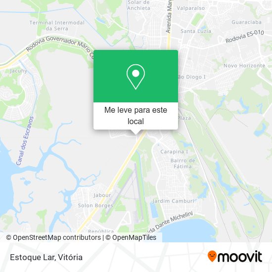 Estoque Lar mapa