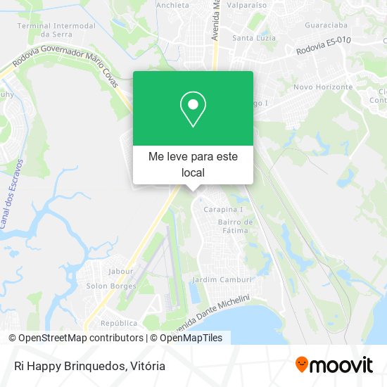 Ri Happy Brinquedos mapa
