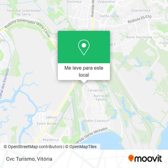 Cvc Turismo mapa