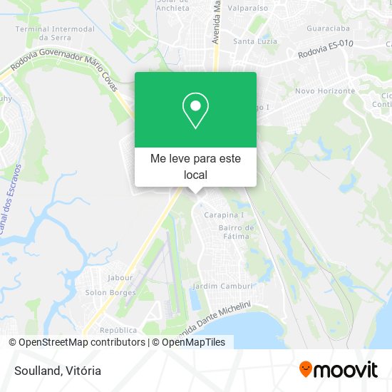 Soulland mapa