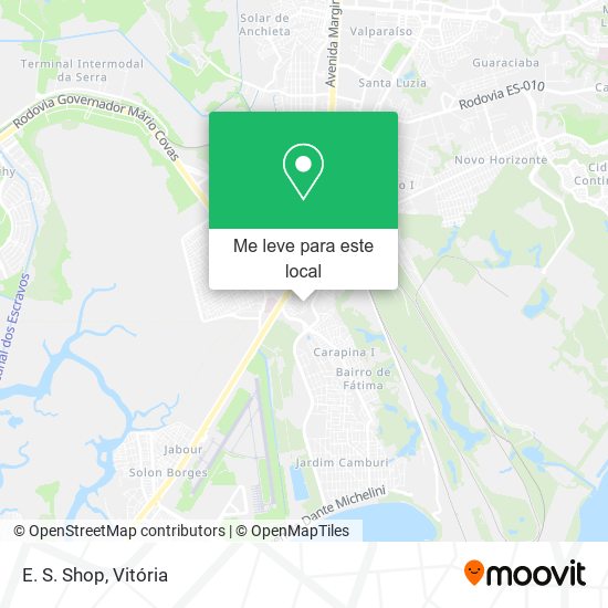 E. S. Shop mapa