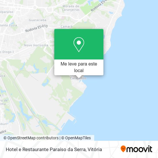 Hotel e Restaurante Paraíso da Serra mapa