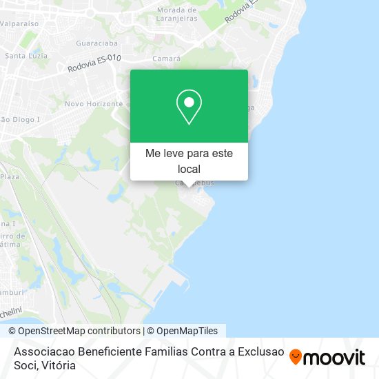 Associacao Beneficiente Familias Contra a Exclusao Soci mapa