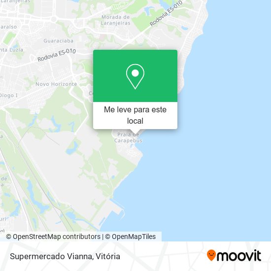 Supermercado Vianna mapa
