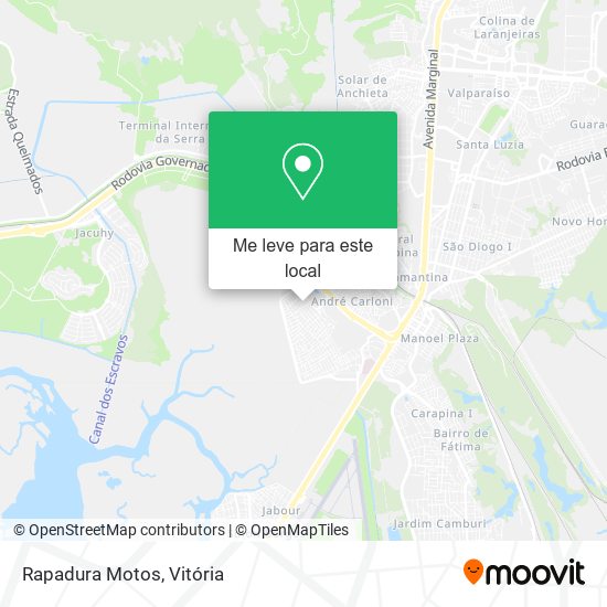 Rapadura Motos mapa