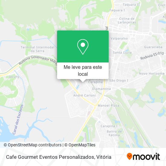 Cafe Gourmet Eventos Personalizados mapa