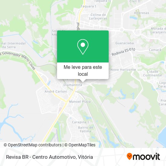 Revisa BR - Centro Automotivo mapa