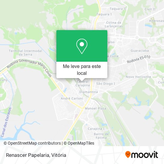 Renascer Papelaria mapa