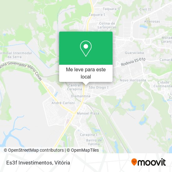 Es3f Investimentos mapa