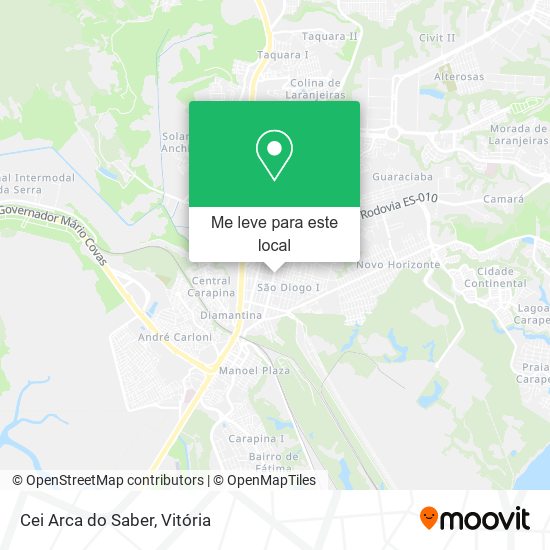 Cei Arca do Saber mapa